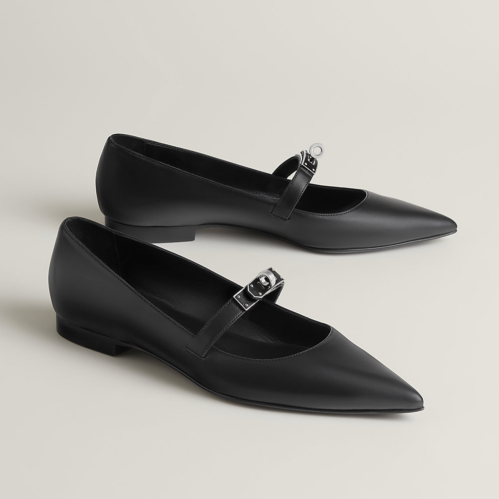 HERMES ケリーバックル フラット Kelly バレリーナ パンプス Kelly ballet flat | Hermès Mainland China